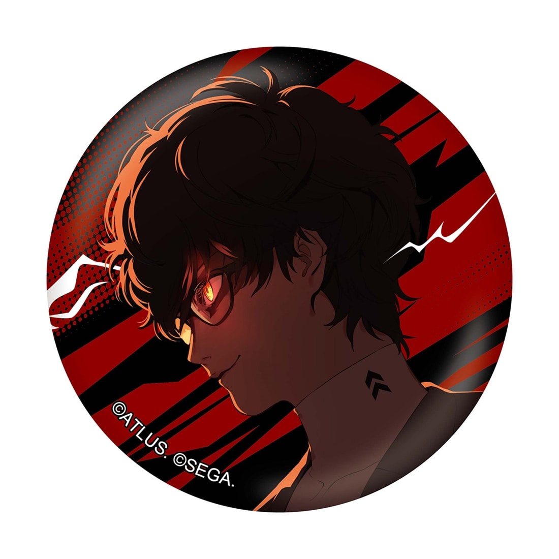 P30th 30周年記念イラストA 主人公レンチキュラー缶バッジ（P5） P5