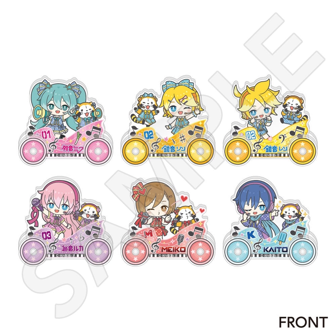 初音ミク×ラスカル 2026 トロッコ風アクリルスタンド 初音ミク