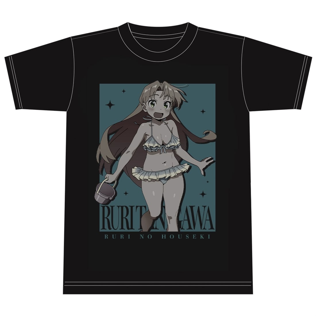 瑠璃の宝石 Tシャツ 谷川瑠璃 水着ver. Lサイズ【描き下ろし】 L