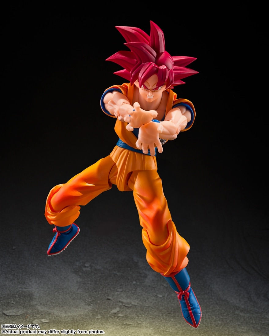 ドラゴンボール超 S.H.Figuarts 超サイヤ人ゴッド孫悟空〈神の気を纏いし姿〉
