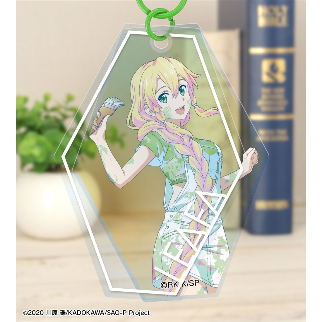 ソードアート・オンライン 描き下ろし リーファ ペイントスタイルver. Ani-Art clear label 第2弾 2連スライドアクリルキーホルダー