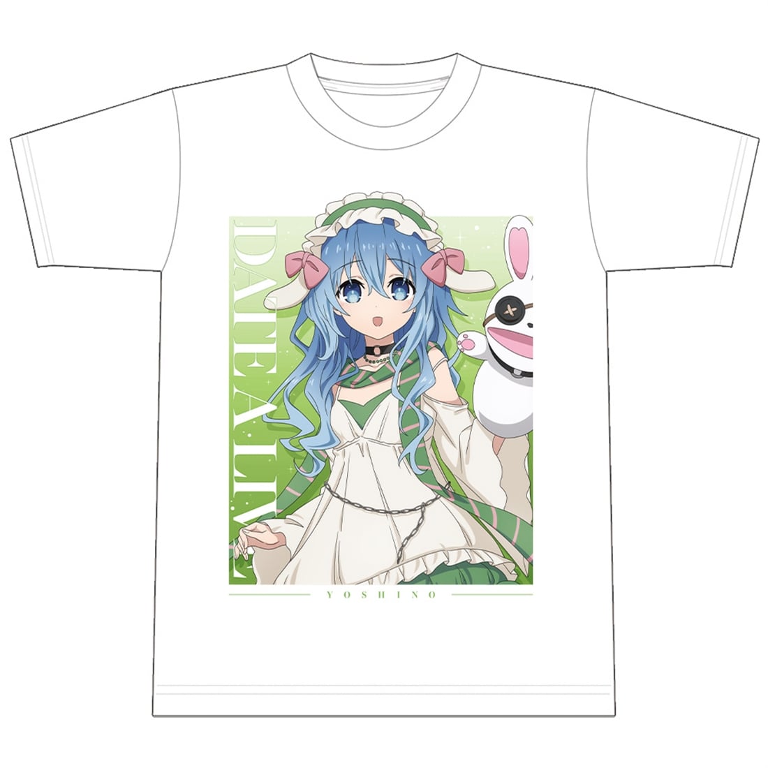 デート・ア・ライブV Tシャツ 四糸乃 ゴシックパンク ホワイトver. Lサイズ 【描き下ろし】 L