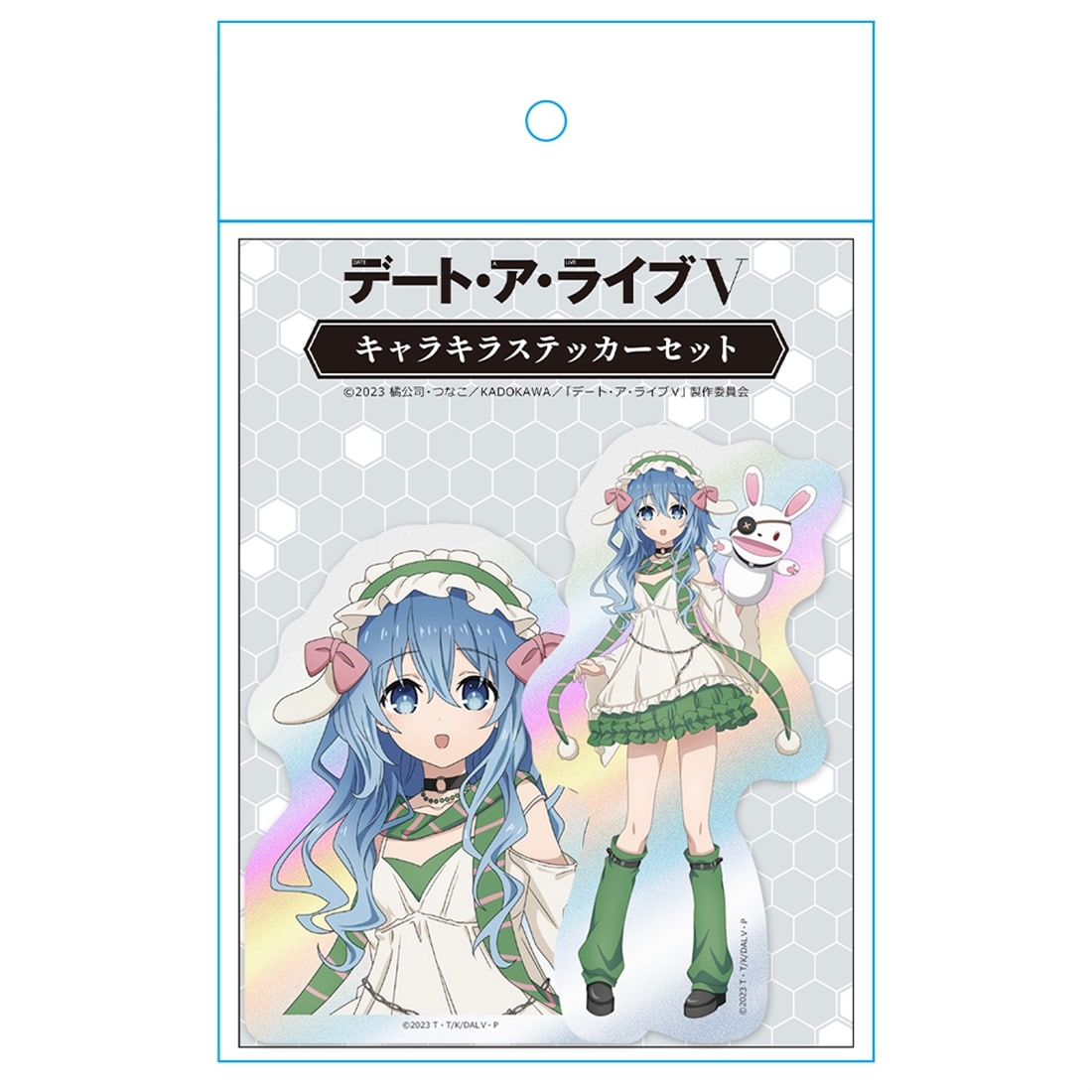 デート・ア・ライブV キャラキラステッカーセット 四糸乃 ゴシックパンク ホワイトver. 【描き下ろし】