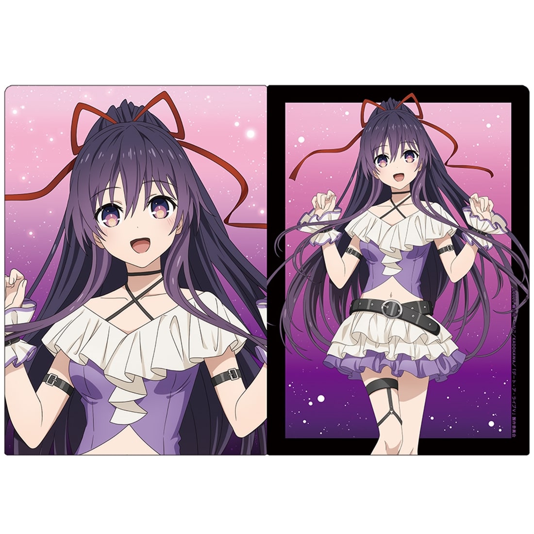 デート・ア・ライブV クリアファイル 夜刀神十香 ゴシックパンク ホワイトver. 【描き下ろし】