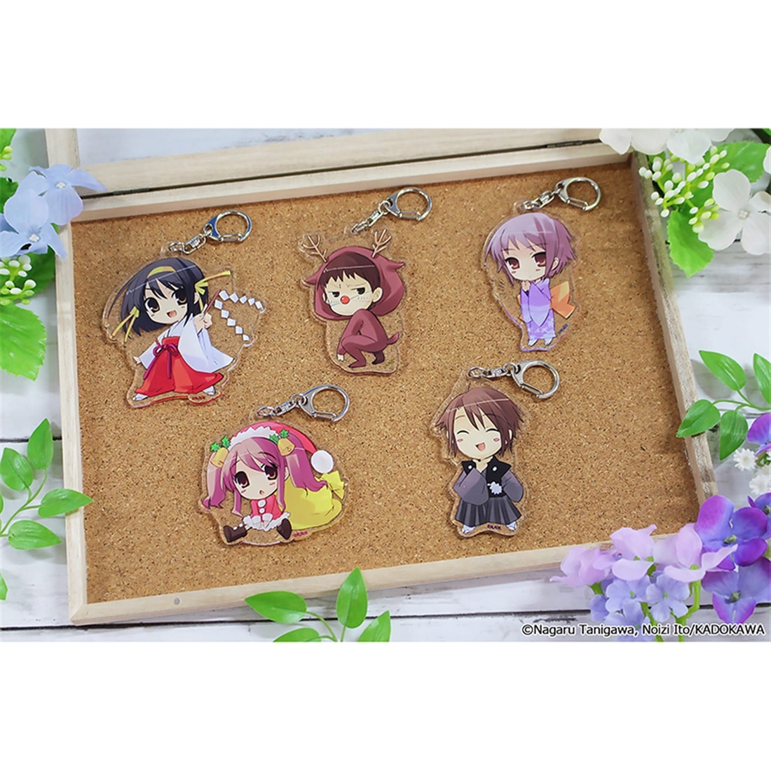 涼宮ハルヒシリーズ ミニキャラアクリルキーホルダー みくる