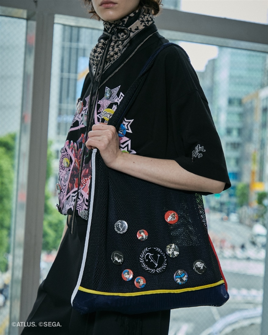 beautiful people×P5R flip mesh bag black（ベルベットルーム） black（ベルベットルーム）