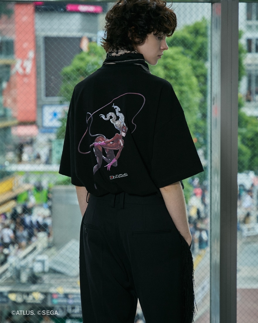 beautiful people×P5R high twist jersey T-shirts blk×pink（CaRMEN） 38サイズ 38サイズ pink（CaRMEN）