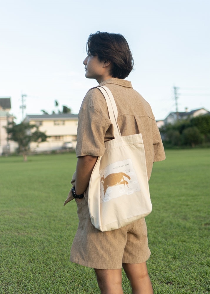 ちゃんじろー夫婦　くるま旅にもお買い物にもぴったりのしっかりトートバッグ