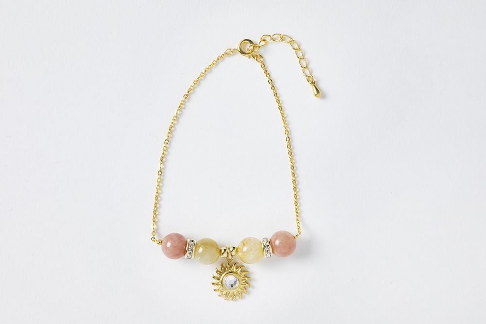 エミえみちゃん　星の導きブレスレット　月（Sサイズ）＆太陽