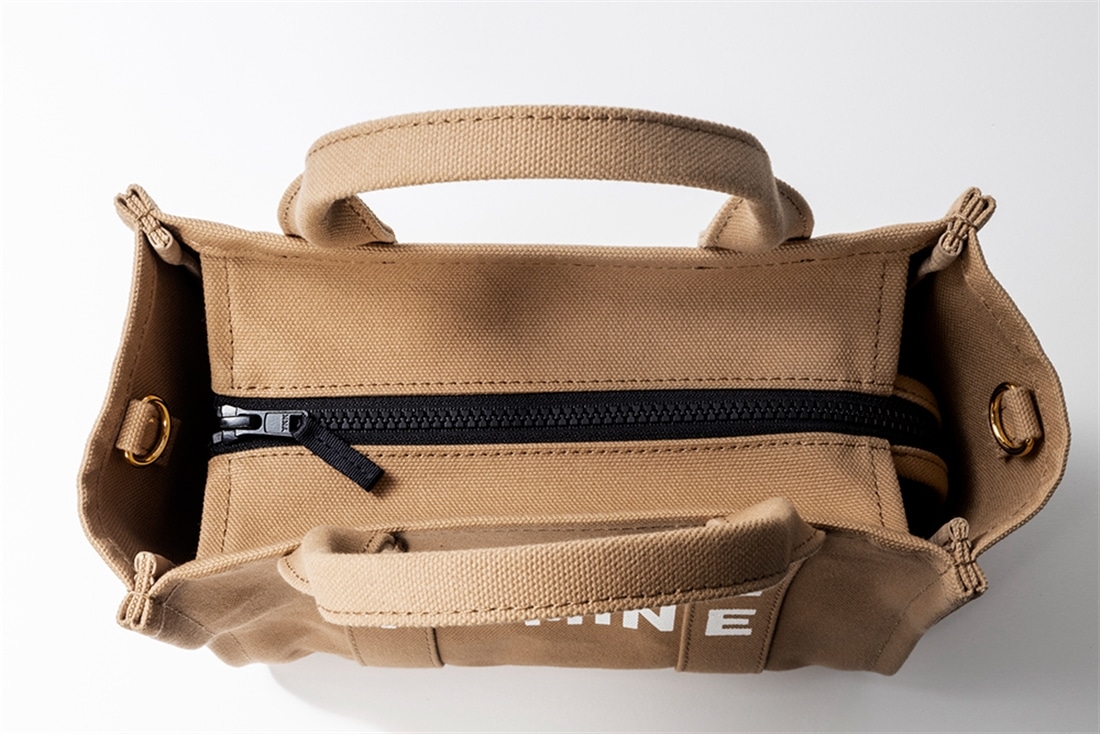 ワタナベ薫「MY LIFE IS MINE トートバッグ」<キャメル>