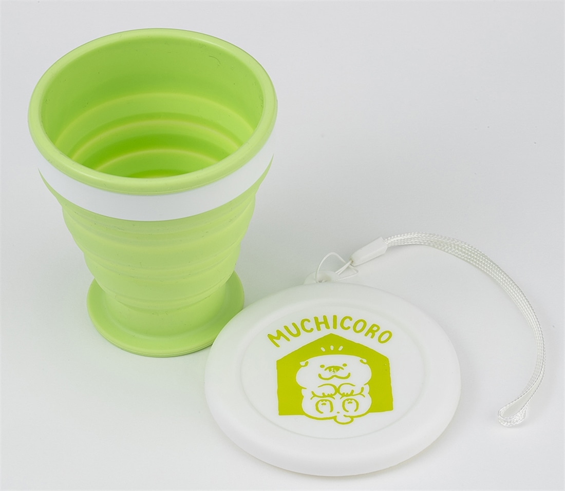 しばんばん　折りたたみシリコンコップ　2個セット