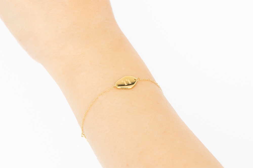 琉球風水志シウマ＜18金コーディング/仕事運11＞最強開運ナンバーブレスレット特典映像付き 18金コーディング 仕事運11