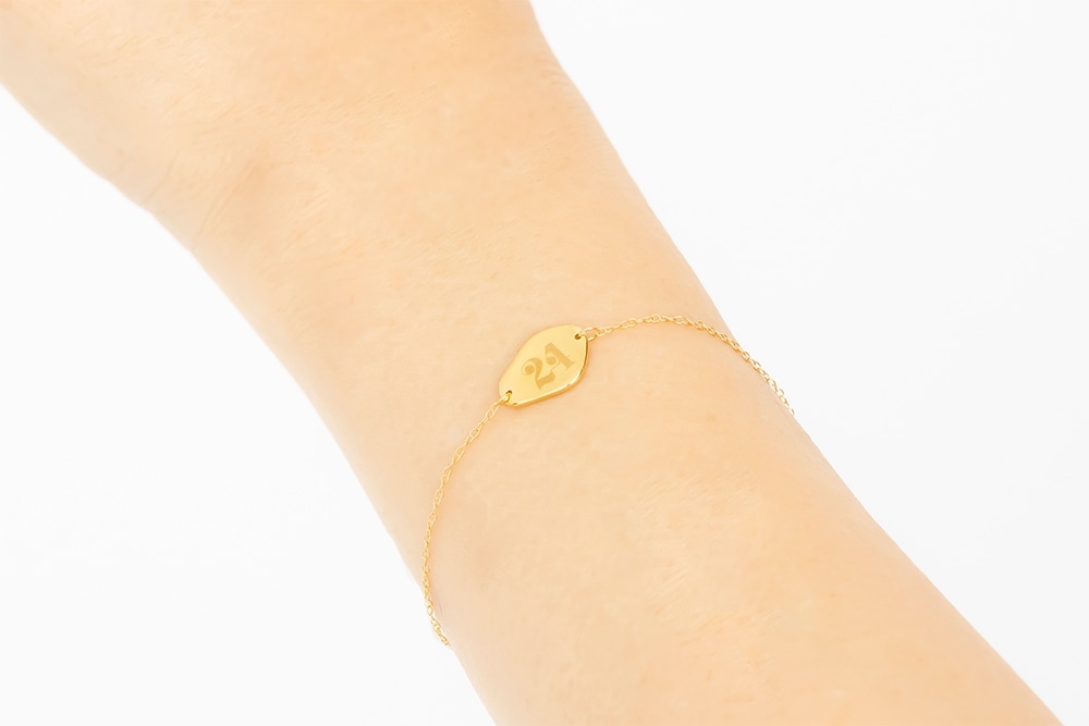 琉球風水志シウマ＜18金コーディング/金運24＞最強開運ナンバーブレスレット特典映像付き 18金コーディング 金運24