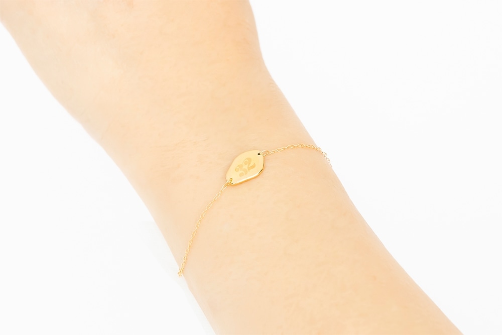 琉球風水志シウマ＜18金コーディング/良縁運32＞最強開運ナンバーブレスレット特典映像付き 18金コーディング 良縁運32