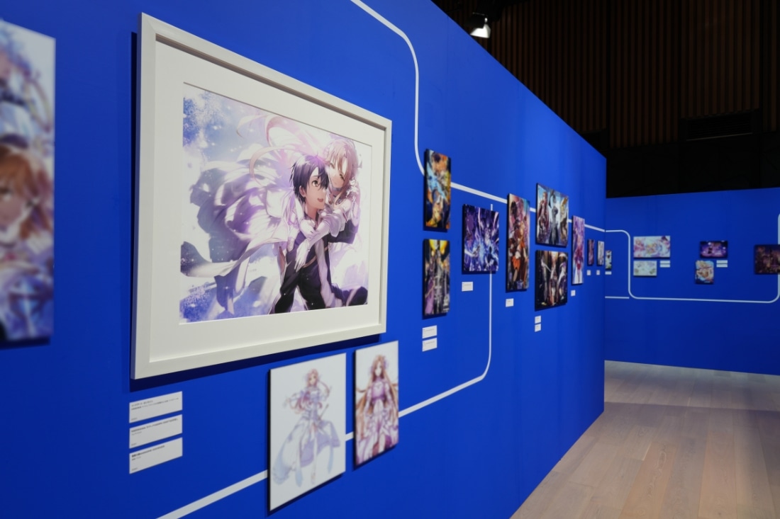 【抽選販売】abec/BUNBUN 20th Exhibition CHARACTERS 展示品販売 『ソードアート・オンライン』 お絵描き配信 キリト＆アスナ