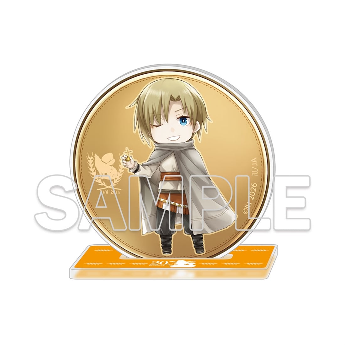 『狼と香辛料』原作20周年記念 トレーディングコイン風アクリルマスコット