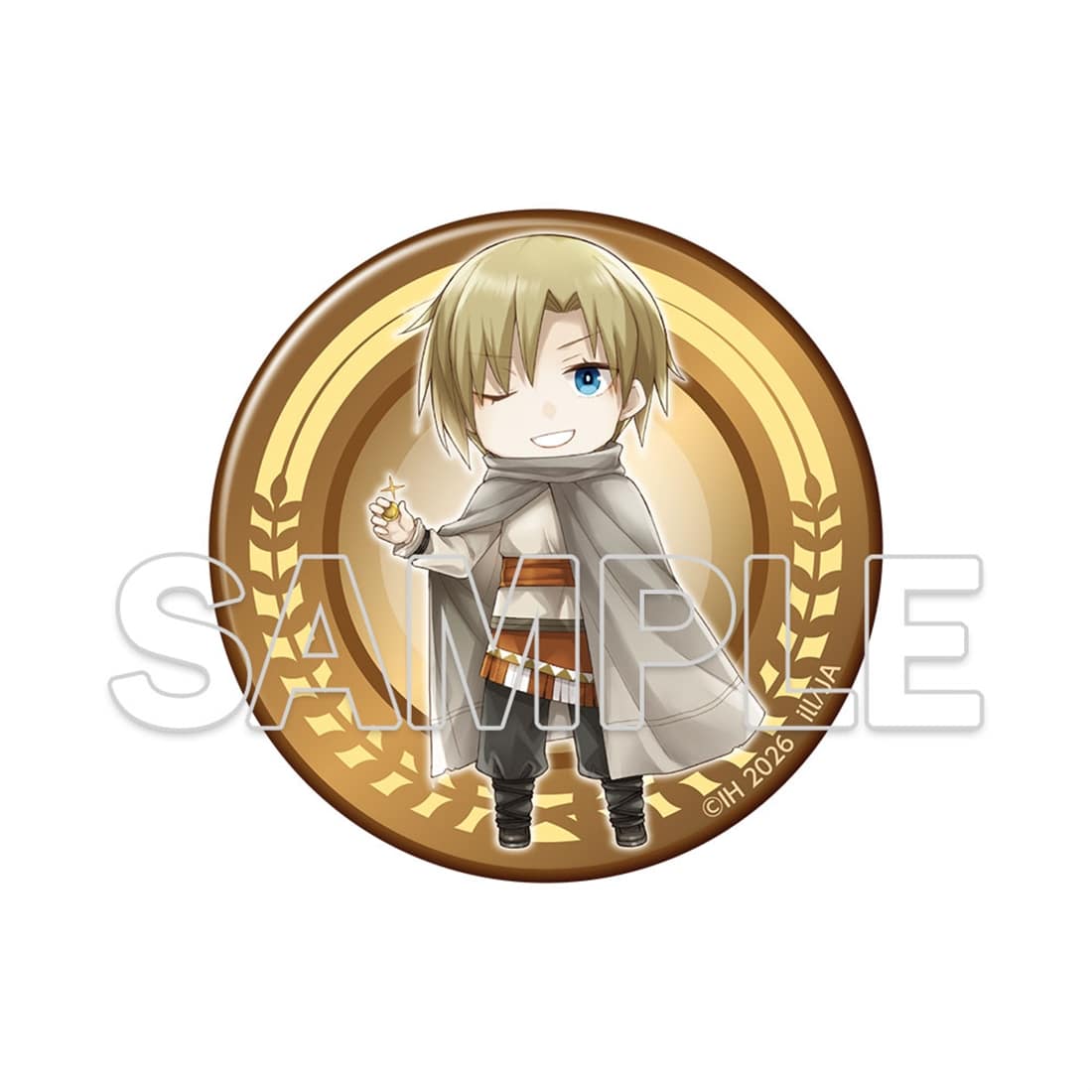 『狼と香辛料』原作20周年記念 トレーディング缶バッジ　描き下ろしミニキャラver.