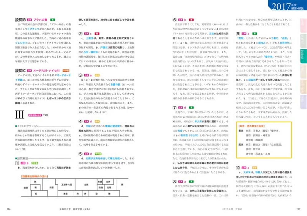 角川パーフェクト過去問シリーズ 2019年度用　大学入試徹底解説　早稲田大学　教育学部〈文系〉　最新３カ年