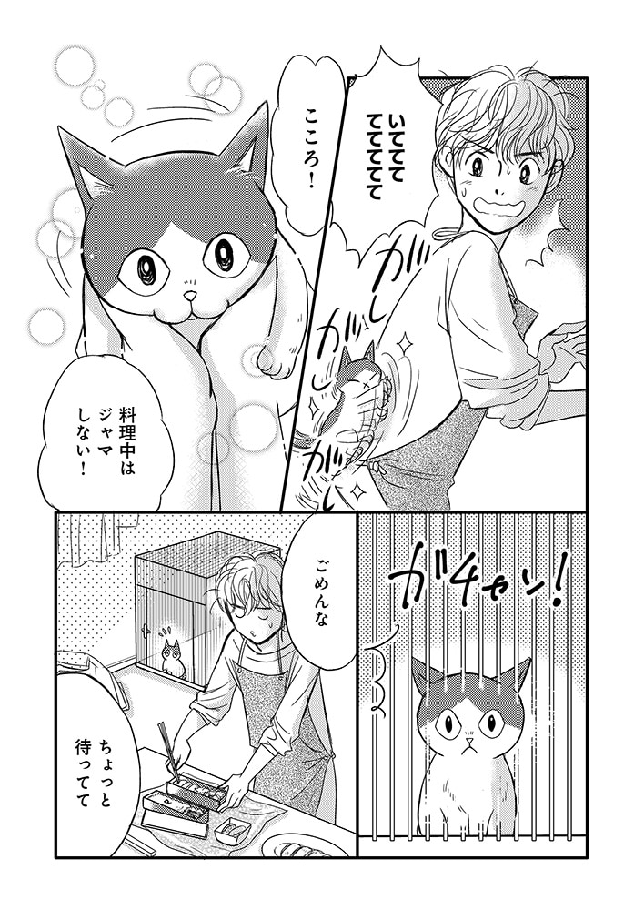 彼とねこが待っている。　1