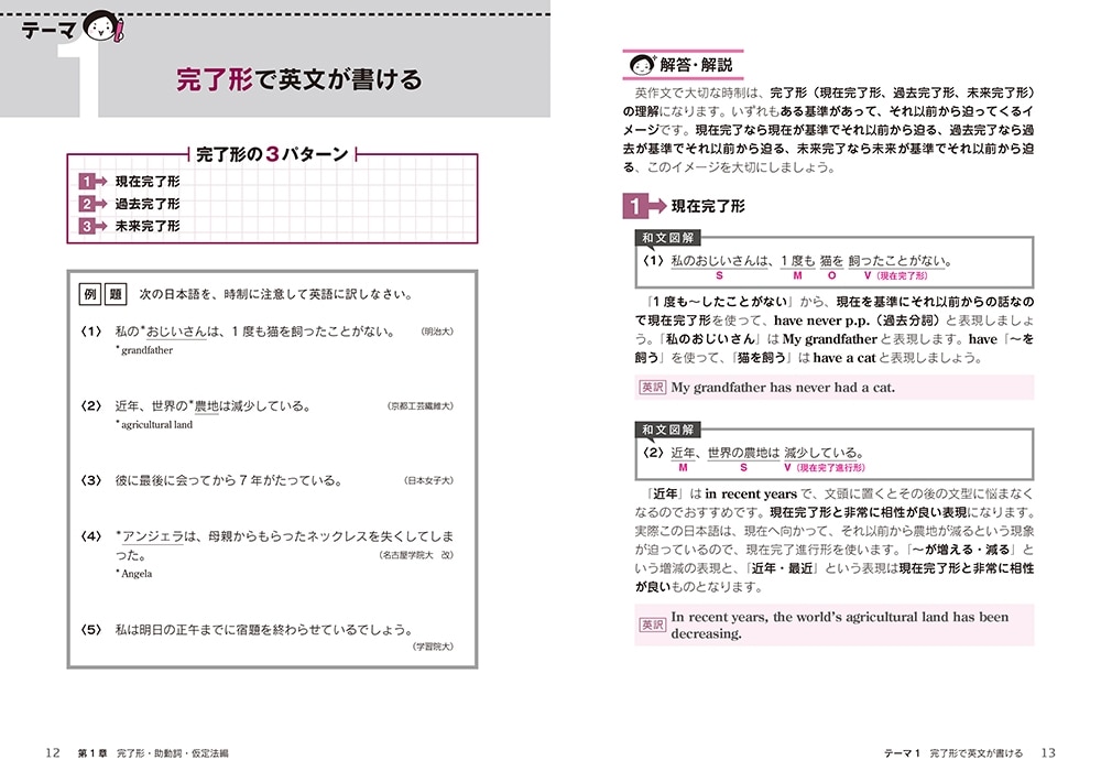 大学入試　肘井学の　作文のための英文法が面白いほどわかる本　音声ダウンロード付き