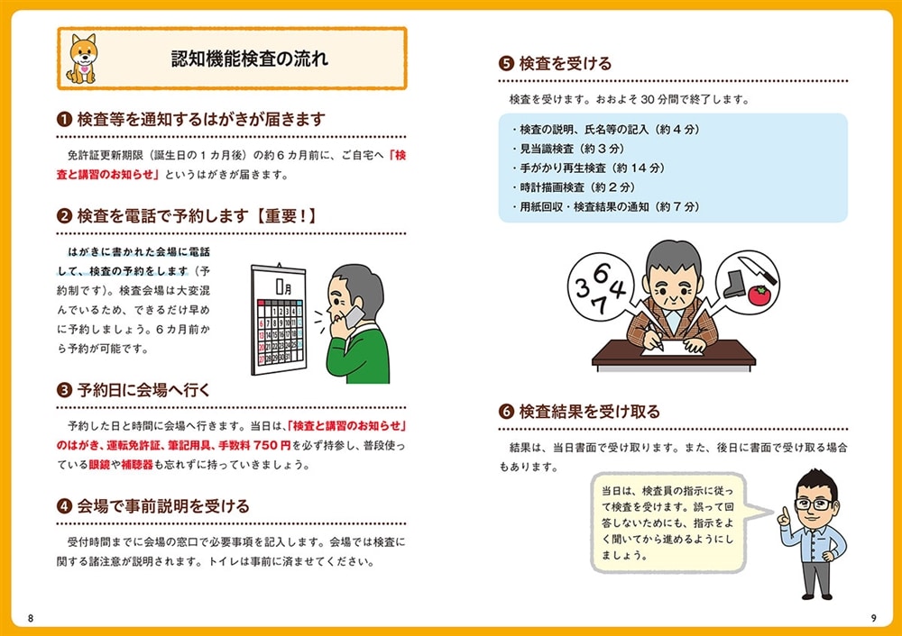 これで安心！ 75歳からの運転免許認知機能検査　テキスト＆問題集