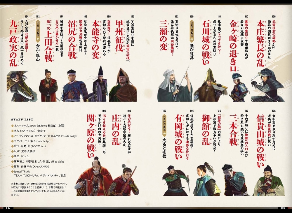 強い武将ほど恨んでいた！ 裏切り合戦図鑑