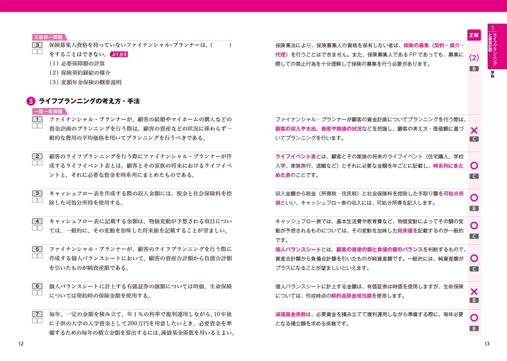 この1冊で合格！ 岩田美貴のFP3級 最短完成問題集 2025-2026年版