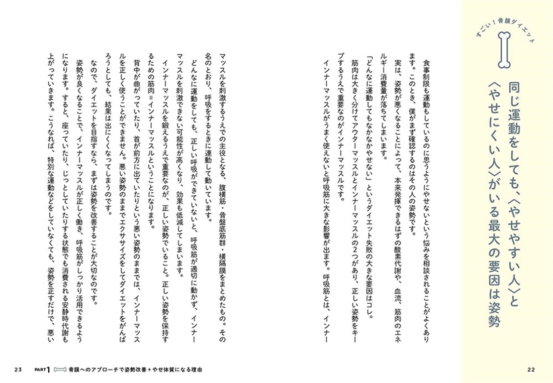 姿勢改善でやせ体質に大変身！ 重要なのは筋肉より骨膜 すごい！ 骨膜ダイエット