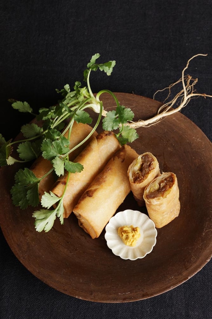 春巻きは蒸し料理である。