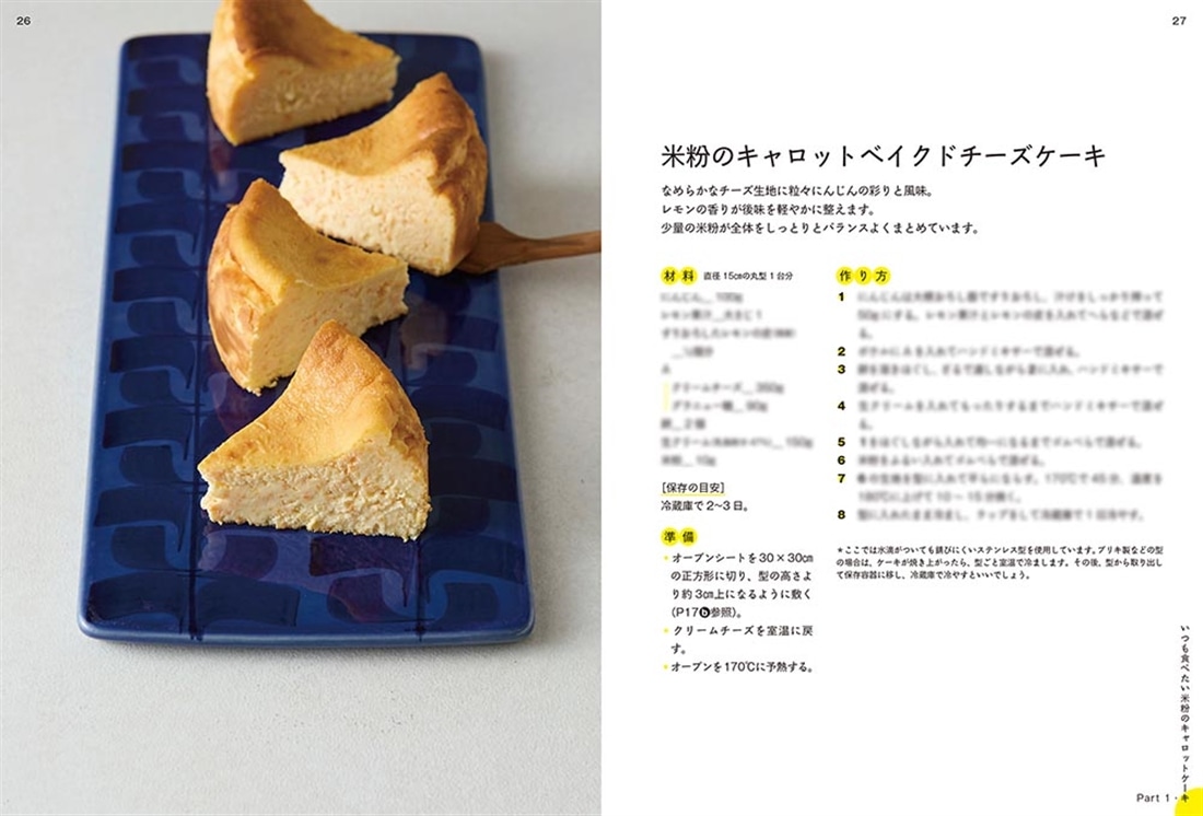 米粉のキャロットケーキ 春夏秋冬、いつでも楽しいアイデアレシピ