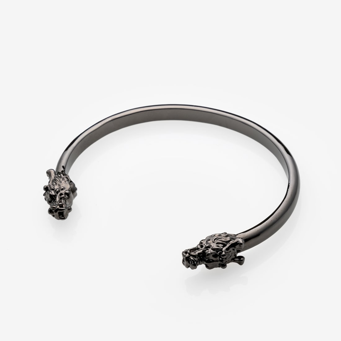 【龍が如く】OX JEWELRy Limited Silver Bangle for KIRYU KAZUMA ブラック ブラック