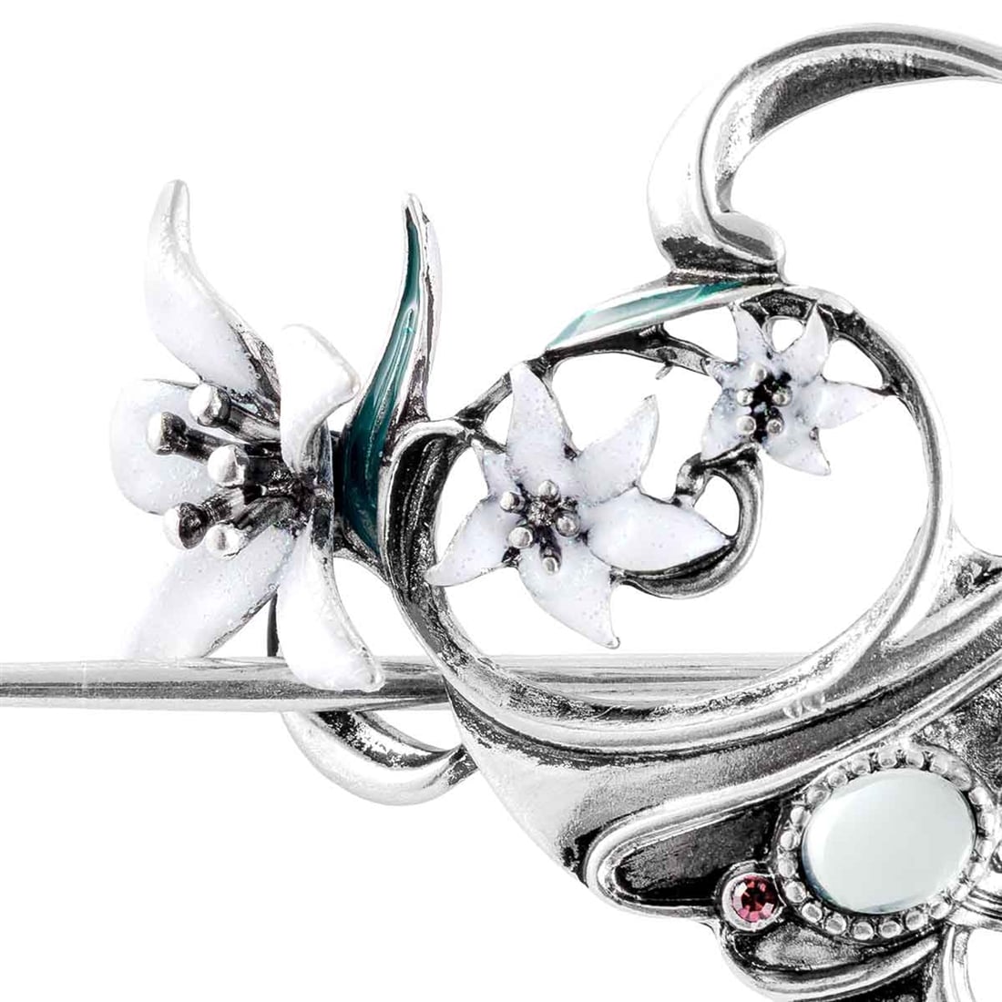 NieR:Automata Ver1.1a アイコニック ヘアオブジェ マジェステ ＋ 簪 2B シルバー ヘアオブジェ 2B シルバー