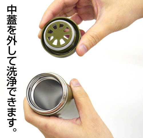 ソニック カオスエメラルド サーモボトル GRAY