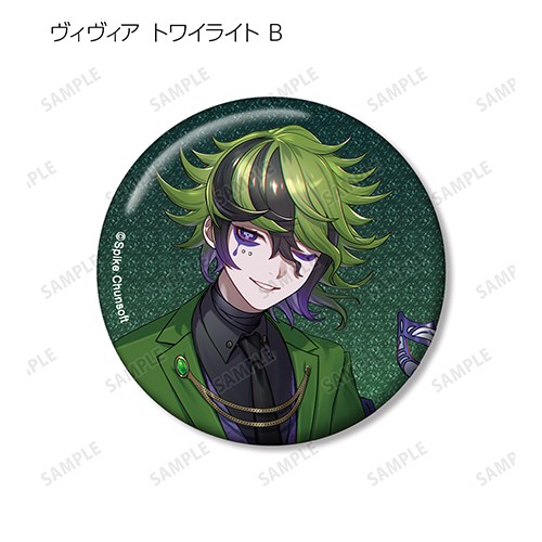 本田ロアロさんイラスト 仮面舞踏会ver. トレーディンググリッター缶バッジ 単品【超探偵事件簿 レインコード】 ※2025年11月中旬出荷分 単品