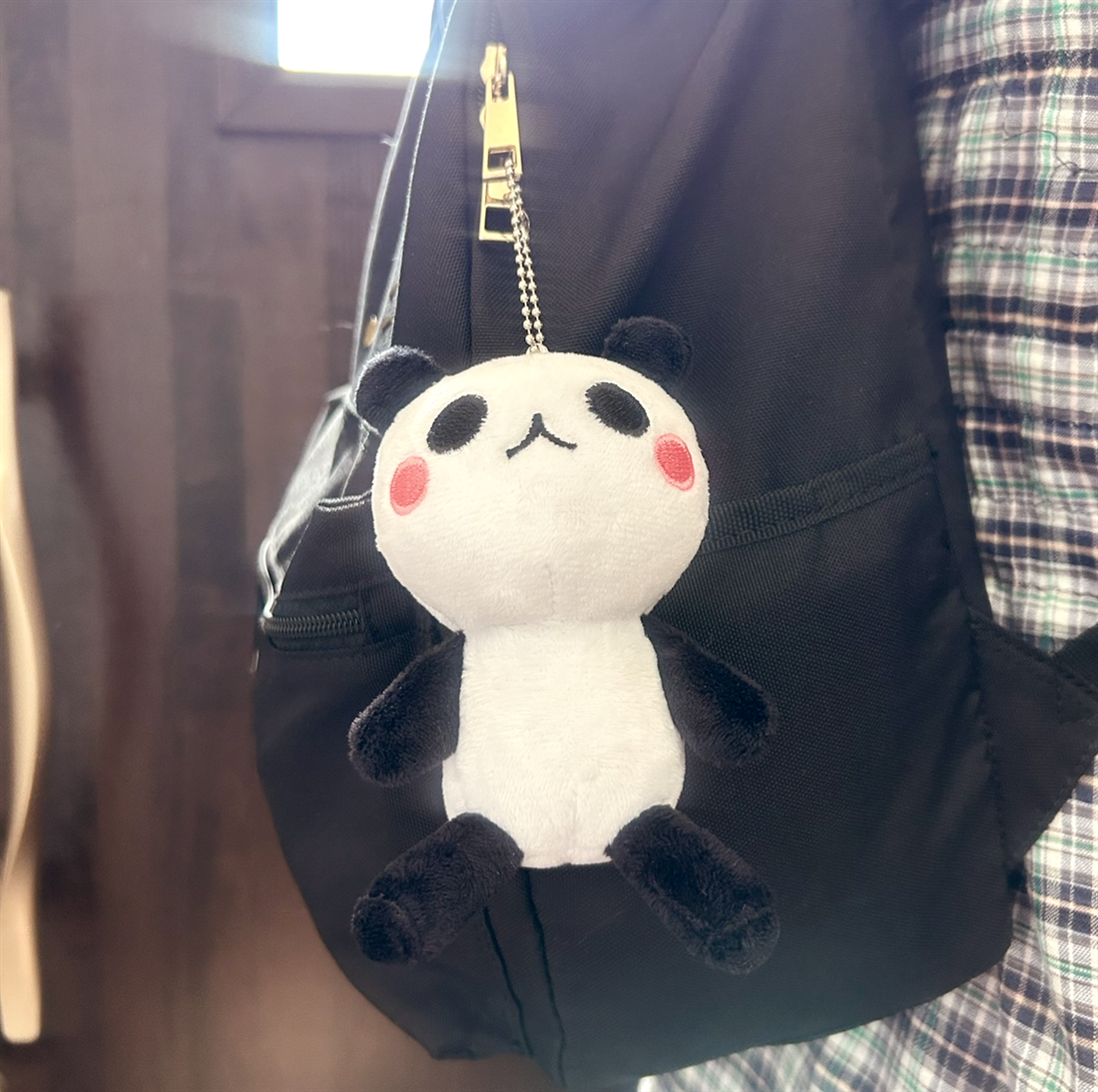 「つなまよざ」つなこパンダぬいぐるみ2号（ボールチェーン）