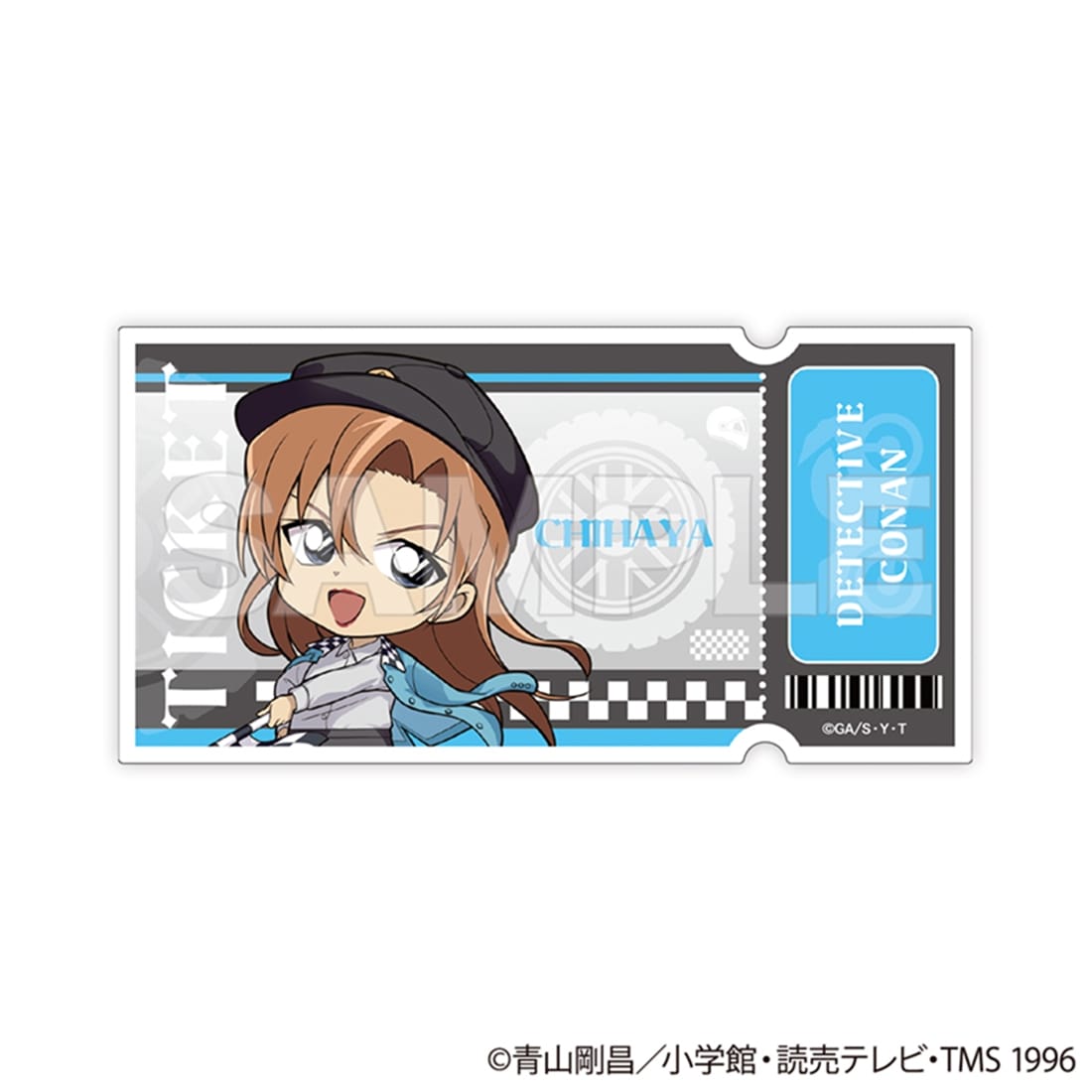 名探偵コナン トレーディングチケット風クリアカード チェッカーフラッグ① 【1BOX】