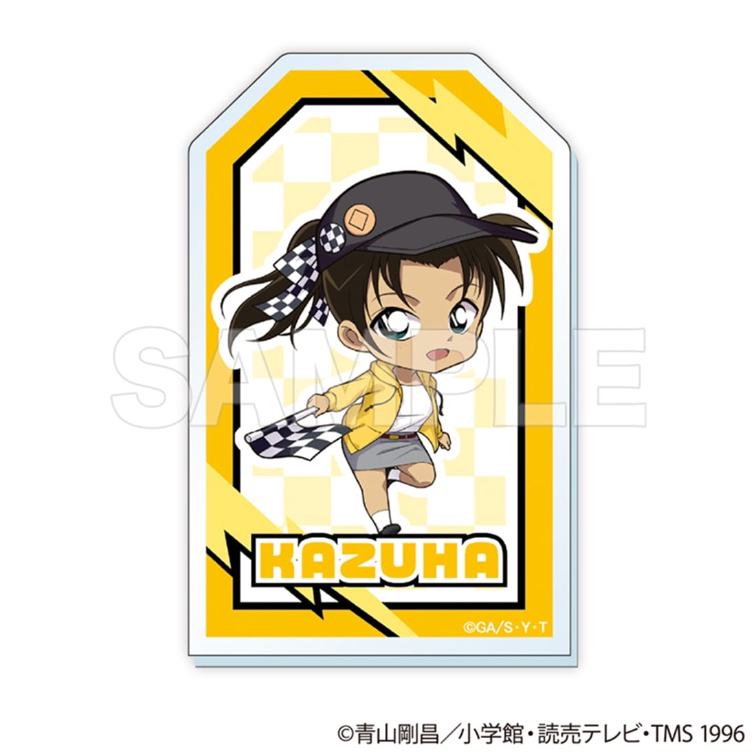 名探偵コナン トレーディングアクリルバッジスタンド チェッカーフラッグ② 【1BOX】