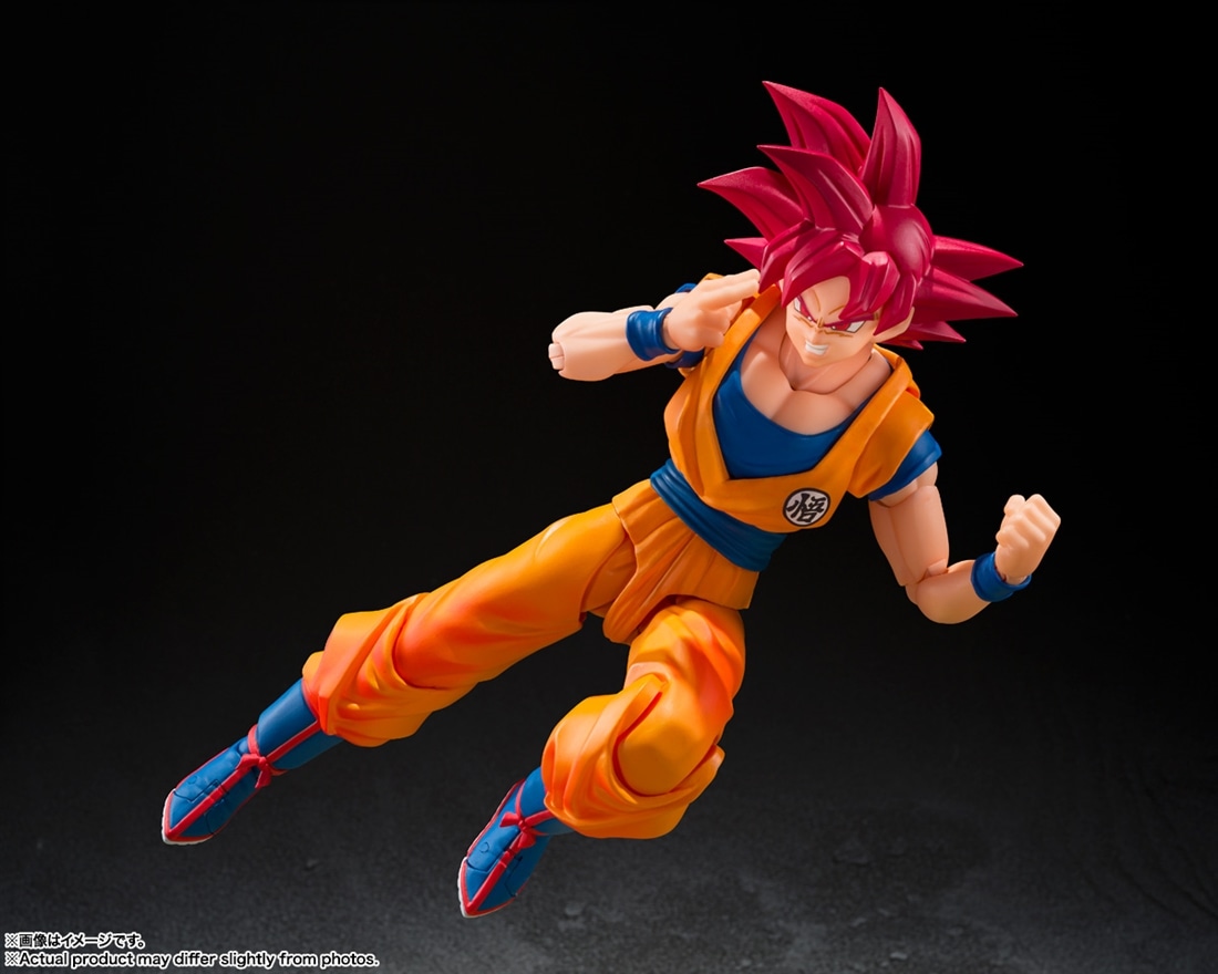 ドラゴンボール超 S.H.Figuarts 超サイヤ人ゴッド孫悟空〈神の気を纏いし姿〉