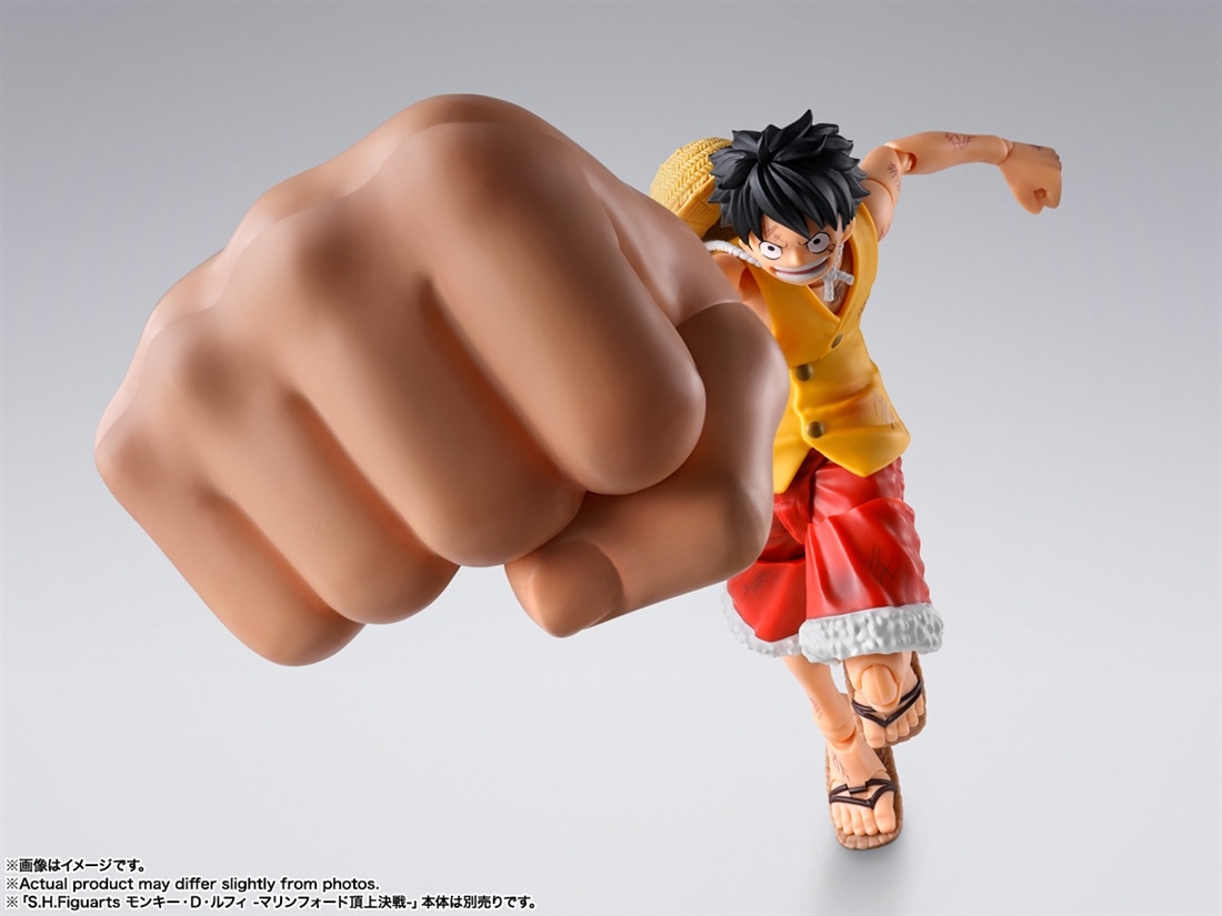 ONE PIECE S.H.Figuarts モンキー・D・ルフィ -マリンフォード頂上決戦- “ギア3” オプションパーツセット
