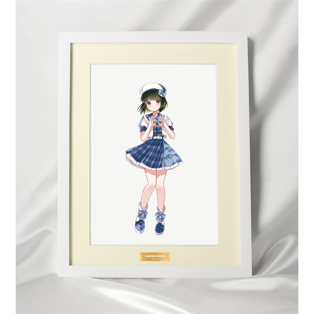 きんいろモザイク 原悠衣先生 描き下ろし 大宮忍 アイドル風衣装ver. A4キャラファイングラフ