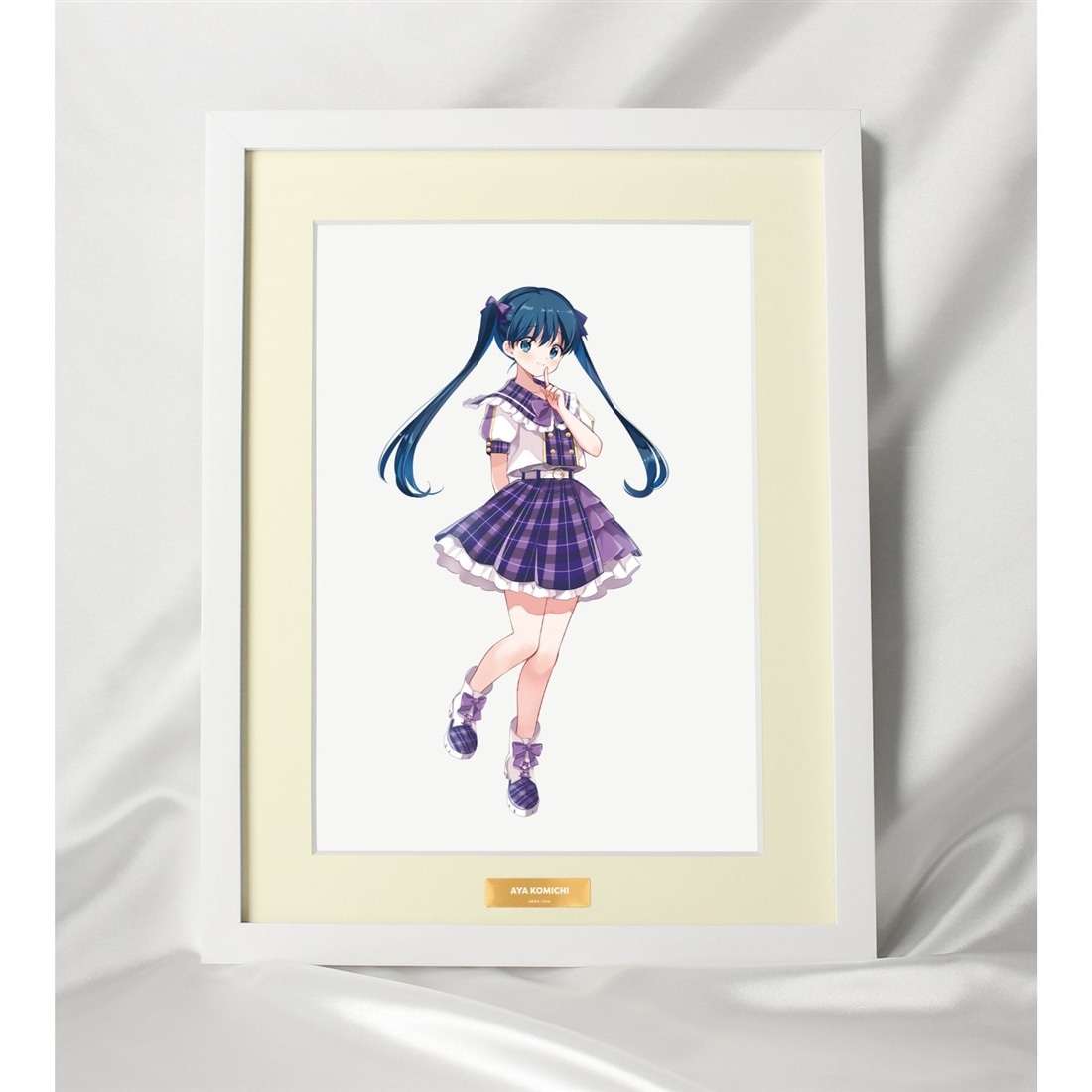 きんいろモザイク 原悠衣先生 描き下ろし 小路綾 アイドル風衣装ver. A4キャラファイングラフ