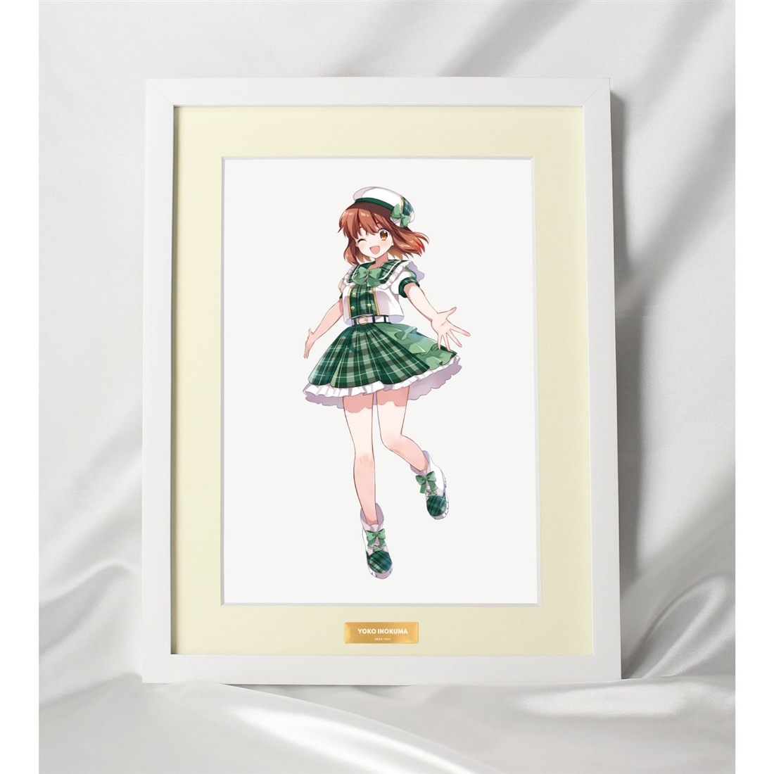 きんいろモザイク 原悠衣先生 描き下ろし 猪熊陽子 アイドル風衣装ver. A4キャラファイングラフ