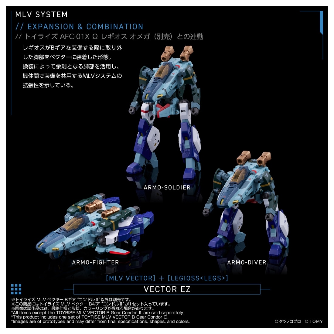 機甲創世記モスピータ ANOTHER GENESIS トイライズ MLV ベクター Bギア “コンドルII”