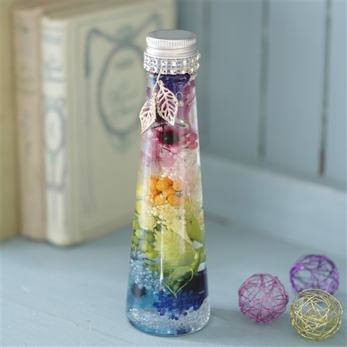 【花時間マルシェ】ハーバリウム・ハッピーレインボー