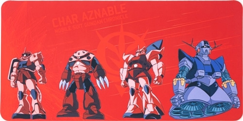 機動戦士ガンダム」×October Beast シャア専用ラバーマット 機動戦士ガンダム」×October Beast シャア専用ラバーマット