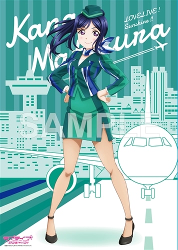 ラブライブ！サンシャイン!! B2タペストリー 松浦果南 CAver.: グッズ