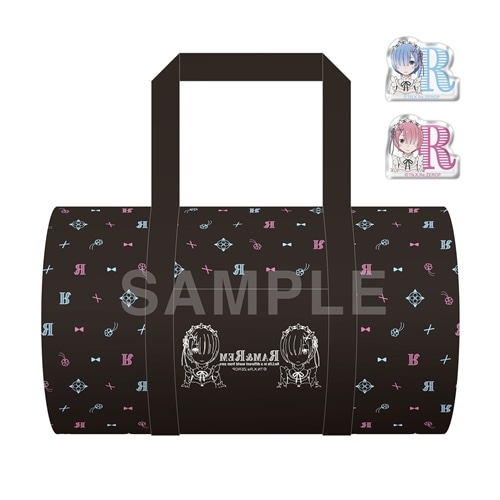 Re:ゼロから始める異世界生活 ラムとレムの誕生日生活2020 ピンズ付きドラムバッグ