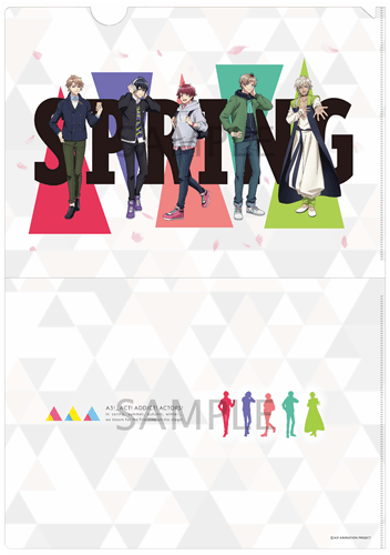 アニメ「A3!」クリアファイル SPRING ver.: グッズ・文具 | カドスト