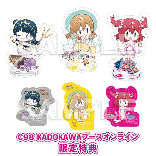 【C98限定】ラブライブ！サンシャイン!!School idol diary アクリルスタンド～9 mermaids☆～ 1年生セット