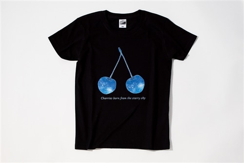 Yas Tシャツ Blue cherry S ブラック